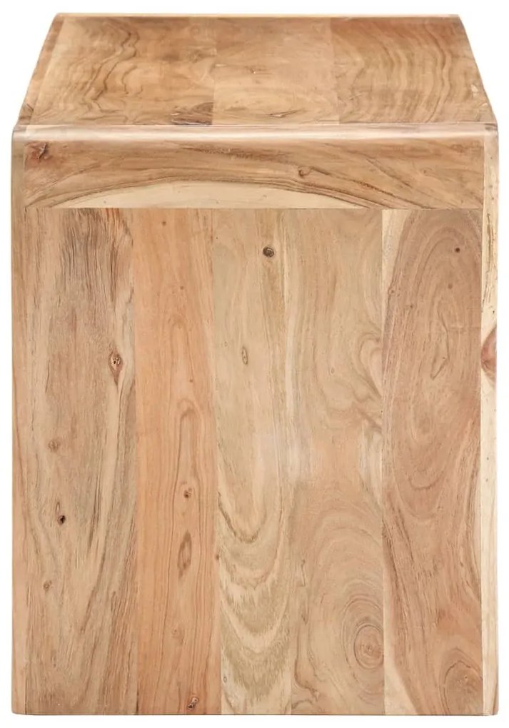 tömör akácfa pad 110 x 38 x 46 cm