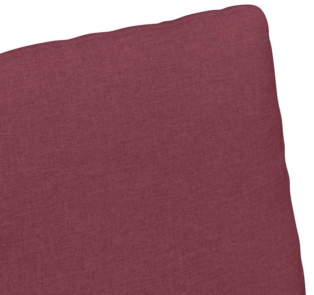 Étkező Székek 2 pcs bordó 57 x 67 x 98 cm szövet