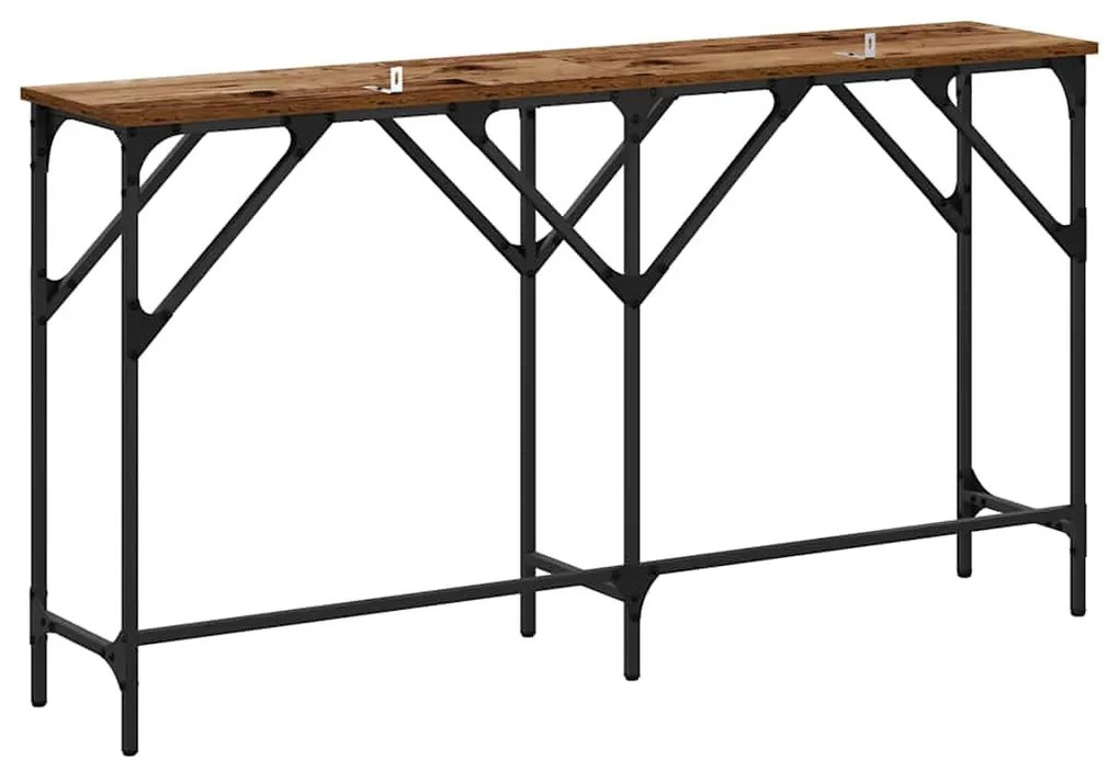 Konzolasztal Régi fa 140 x 29 x 75 cm Faanyag