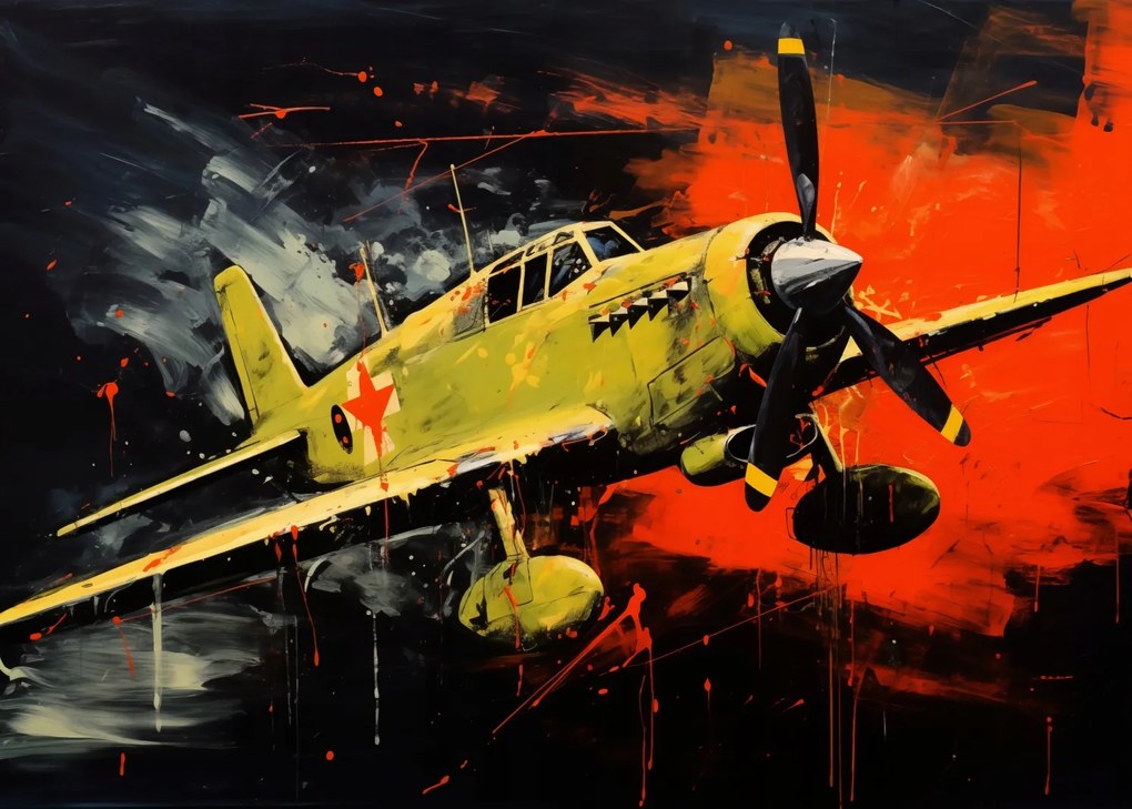 Poszter 70x50cm Színes átjáró