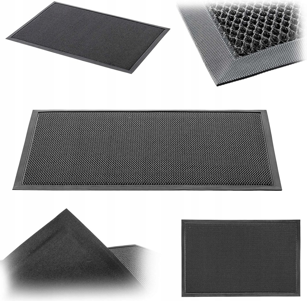 Lábtörlő Ajtó Alá Bejárati Cipőszőnyeg Univerzális Gumi 60x90 cm