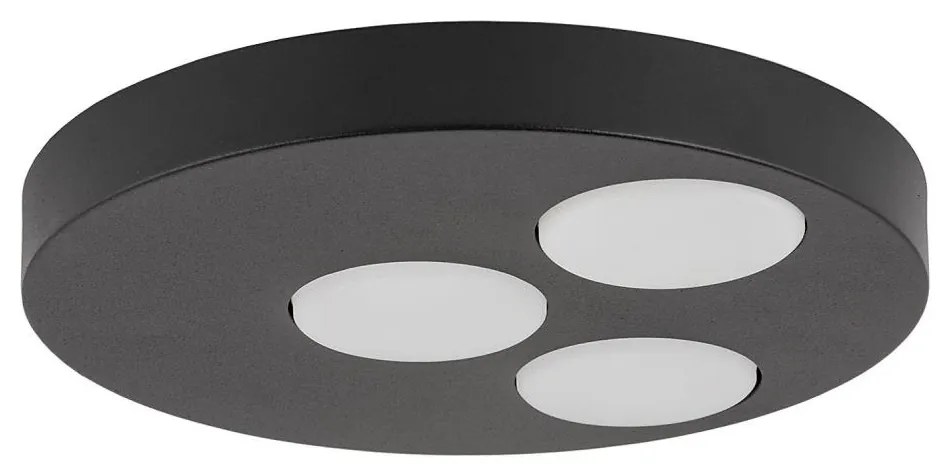 Mennyezeti lámpa BROS 3xGX53/12W/230V fekete