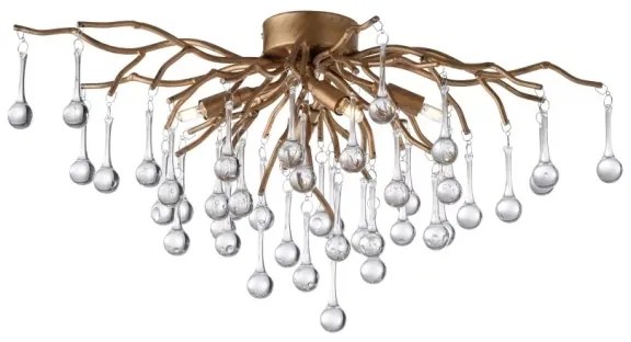 Paul Neuhaus 8090-11 - Felületre szerelhető csillár ICICLE 4xG9/40W/230V 30x60 cm réz