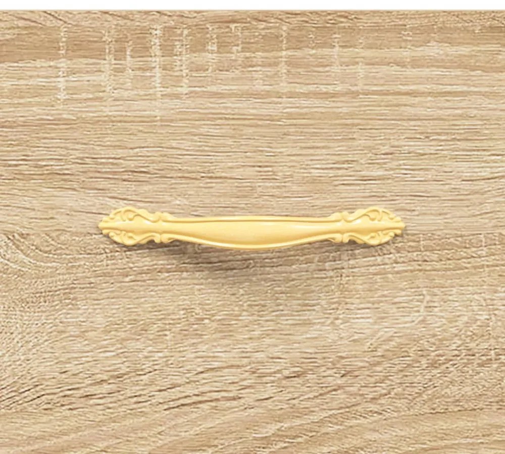 2 db sonoma tölgy színű szerelt fa éjjeliszekrény 40x35x47,5 cm