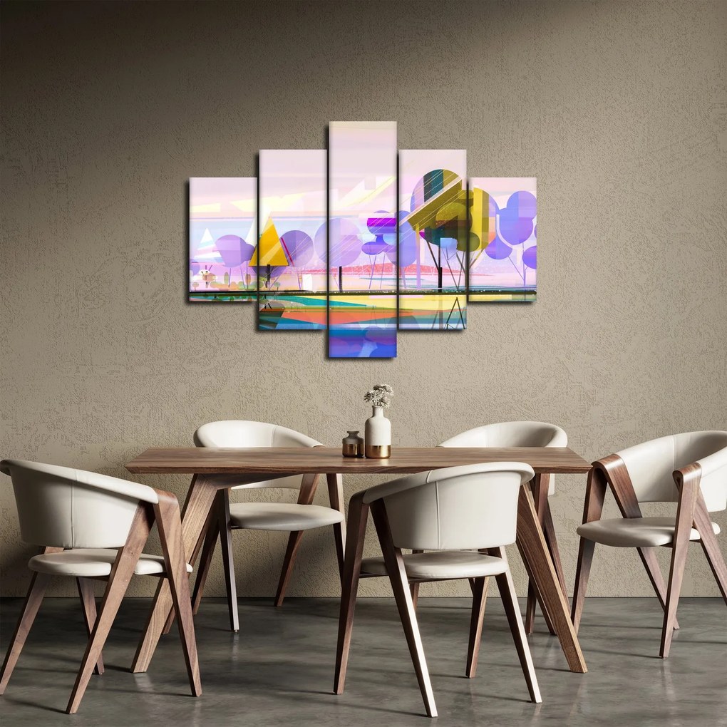 Kép - absztrakció, táj (150x105 cm)