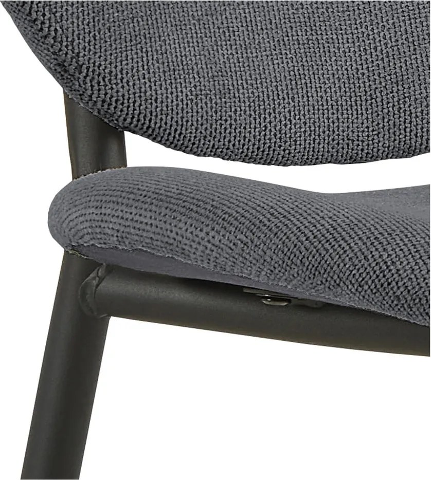 Antracitszürke étkezőszék Cliff – Actona