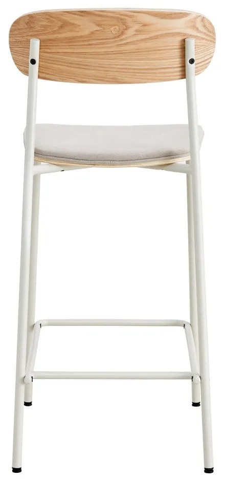 Bézs-natúr színű bárszék szett 2 db-os (ülésmagasság 66 cm) Adriana – Marckeric