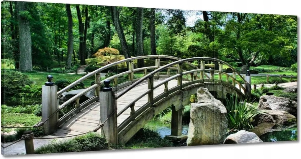 Festmények 180x90 Fa híd