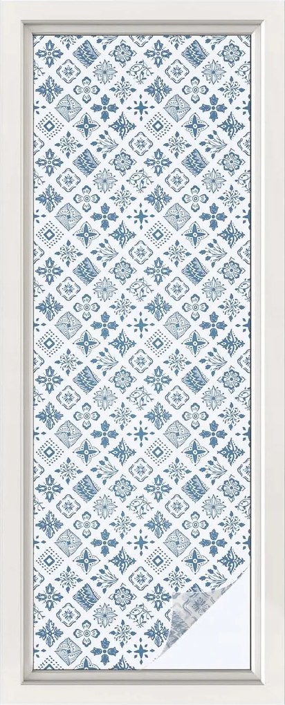 Öntapadós szélvédő furnér Adatvédelem Virágos dísz 50x146