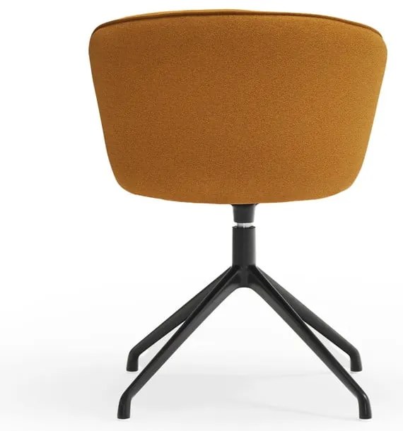 Mustársárga kárpitozott étkezőfotel szett 2 db-os Add – Teulat