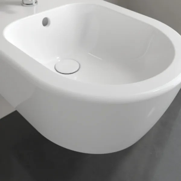 Villeroy & Boch 54050001 - Falra szerelhető bidé AVENTO kerámia/fehér