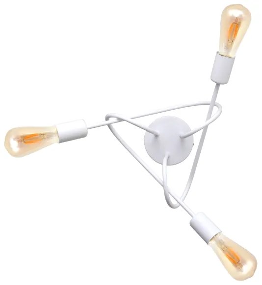 Gyerek mennyezeti lámpa OXFORD 3xE27/15W/230V fehér