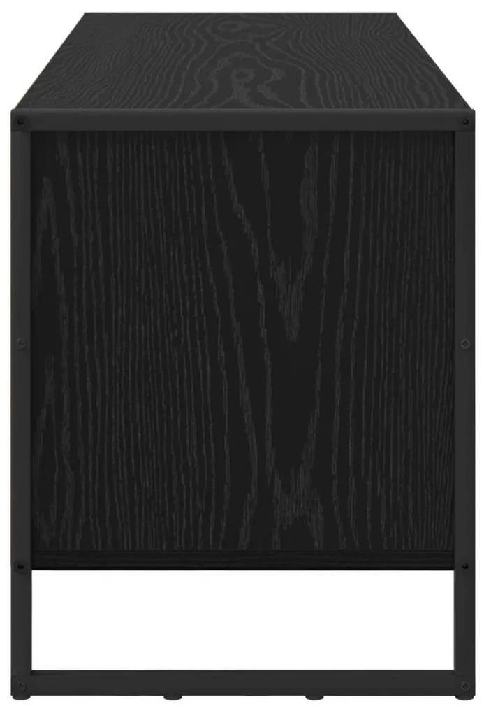 Cipőszekrény tárolóval Fekete tölgy 60 x 35 x 44 cm Faanyag