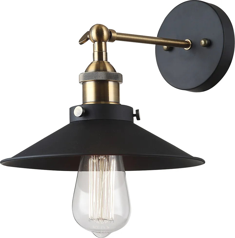 Italux Loft Fali lámpa Kermio Fekete ITXMBM-2319/1