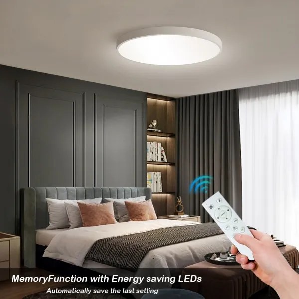 Immax NEO 07253L -LED Dimmelhető lámpa SEMPLICI 60W/230V Wi-Fi Tuya fehér + távirányító