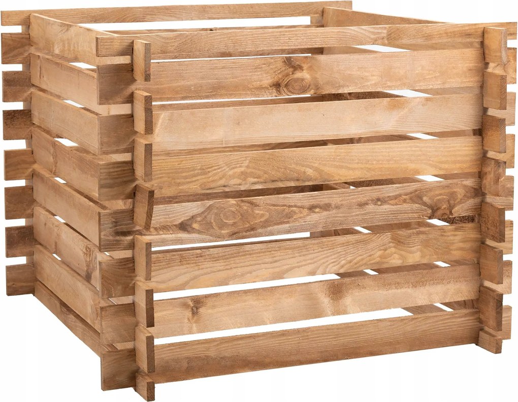 Fa kerti komposztáló 500l impregnált