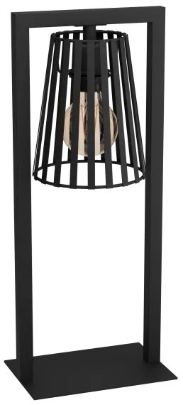 Eglo 390005 - Asztali lámpa BOGOTA 1xE27/40W/230V fekete