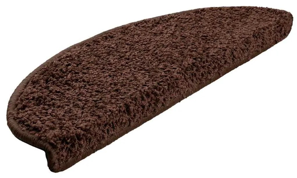 30 db barna lépcsőszőnyeg 65x21x4 cm