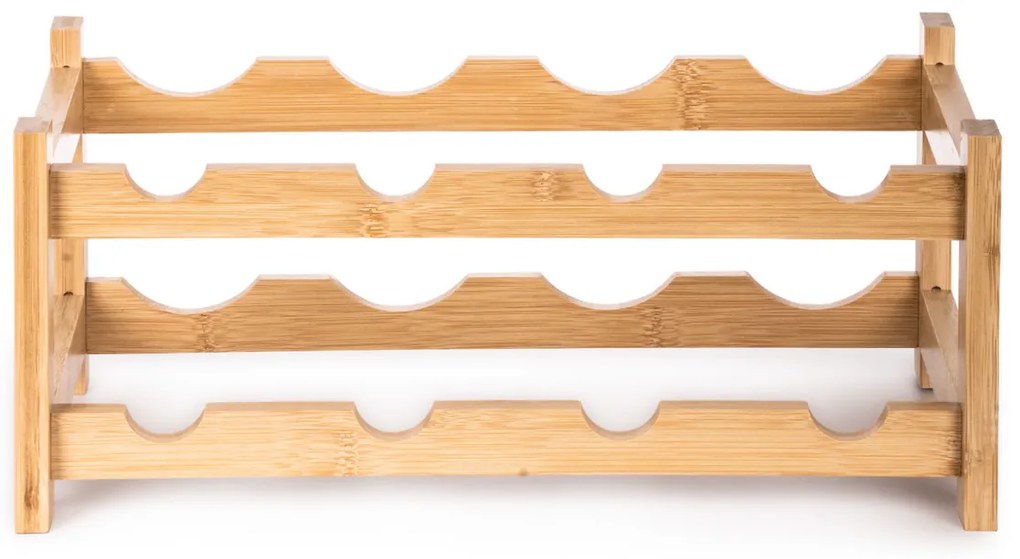 G21 Bambusz borosállvány, 8 palackos