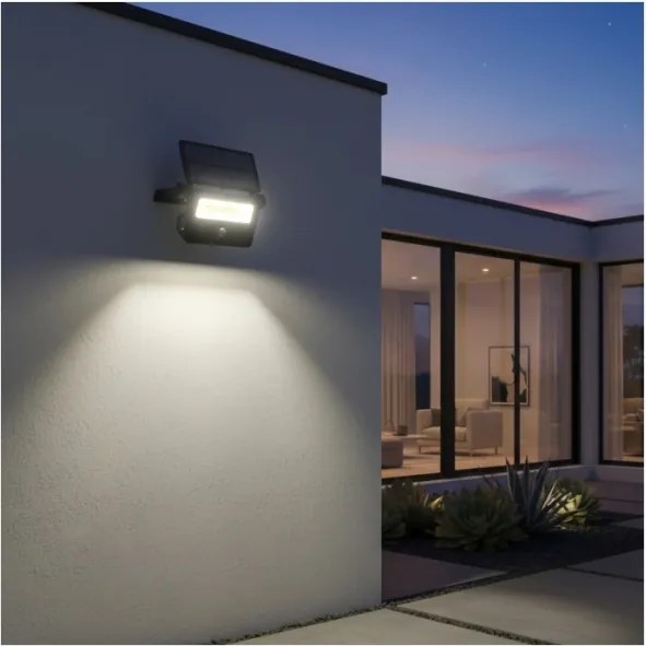LED napelemes reflektor érzékelővel NCS G2 LED/20W/3,7V 3000/4000/6500K IP54 2600 mAh
