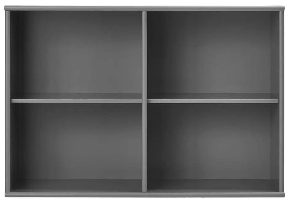 Antracitszürke függő könyvespolc 89x61 cm Mistral – Hammel Furniture