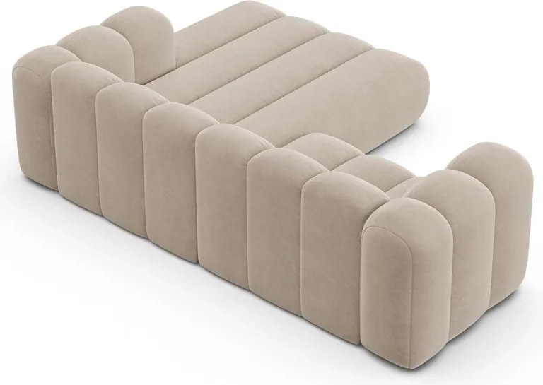 Bézs sarokkanapé (jobb oldali) Lupine – Micadoni Home