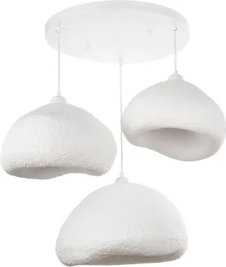 Brilagi - WABI SABI kábeles csillár 3xE27/40W/230V átm. 82 cm fehér