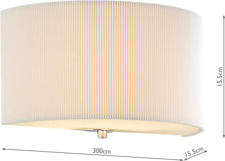 Dar Lighting ZARAGOZA ZAR0133 Fali lámpa 1x60W/E27 IP20