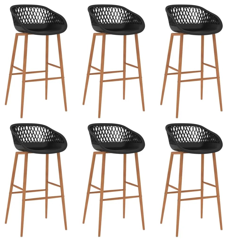 7 részes fekete bárszett