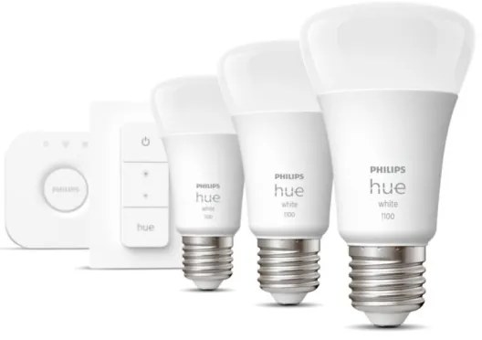 Kezdőkészlet Philips Hue WHITE 3xE27/9,5W 2700K + összekötő eszköz