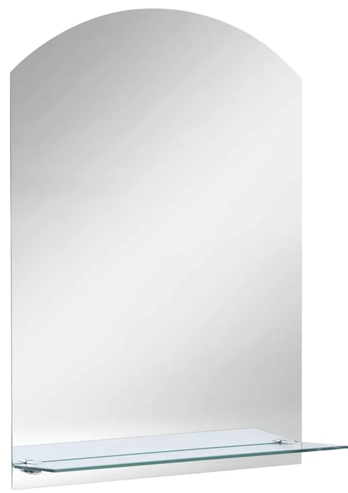 edzett üveg falitükör polccal 20 x 40 cm