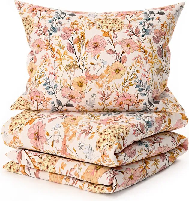 Pamut ágynemű BLUMIRA POLY színes kivitel Ágyneműhuzat mérete: 70 x 90 cm | 140 x 220 cm