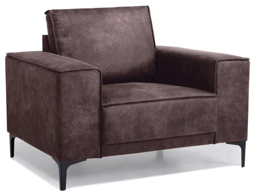 Copenhagen sötétbarna műbőr fotel - Scandic