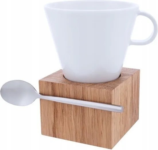 Clap Kávéscsésze Tölgyfa Alj Kanál