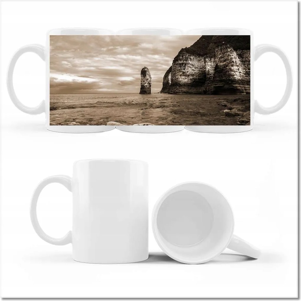 Fényképes bögre Fényképezés Szépia szikla