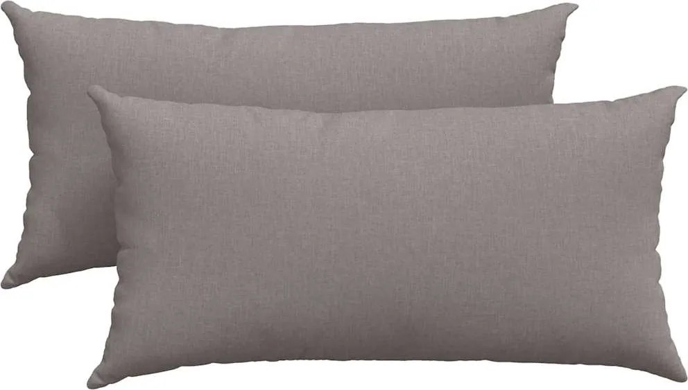 vidaXL Kanapé párnák 2 pcs Tópszínű 80 x 40 cm szövet
