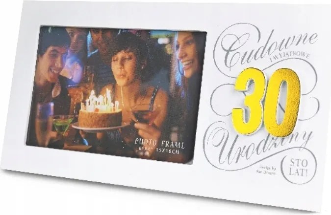 Képkeret Csodálatos 30. Születésnapra 30 Éveseknek 25 x 13