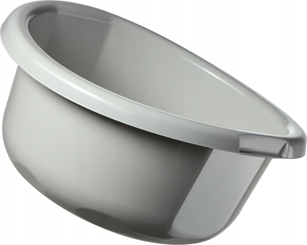 Szennyestartó Tál 11L Kerek Medence Szürke