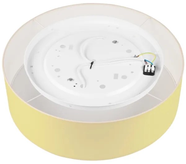 Mennyezeti lámpa SIRJA PASTEL 2xE27/60W/230V átm. 45 cm sárga