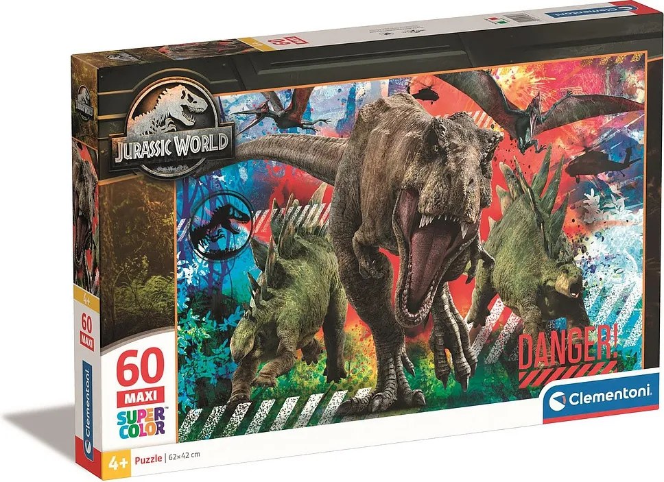 Dinoszaurusz Danger 60 db-os maxi puzzle Clementoni