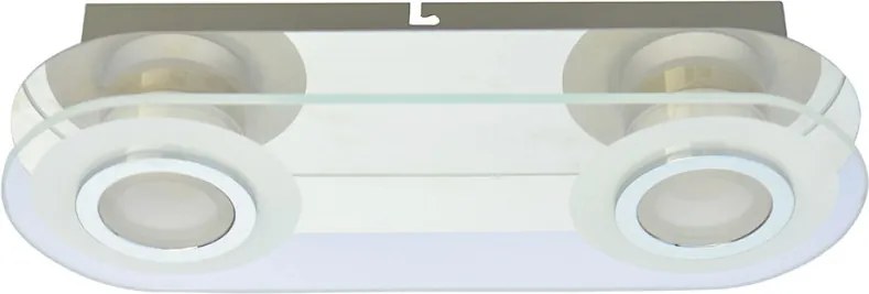 Italux FLAVIO MD14088-02 CH Süllyesztett mennyezeti lámpa 2x5,5W/LED