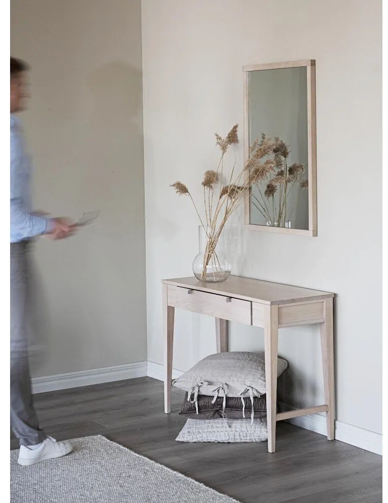 Fulla matt lakkozott tölgyfa konzolasztal - Rowico