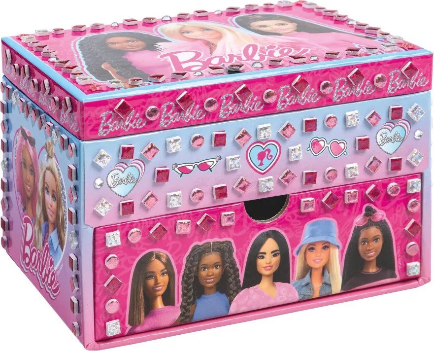 Barbie Cool mozaikos ékszerdoboz