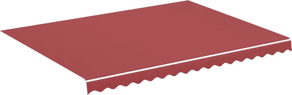 vidaXL burgundi vörös csere napellenző ponyva 4 x 3 m
