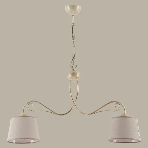 Jupiter 1352 - KM 2 E - Csillár láncon KAMELIA 2xE27/60W/230V