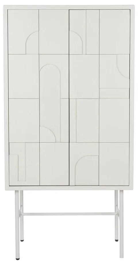 Világosszürke szekrény 70x140x40 cm Funk – White Label