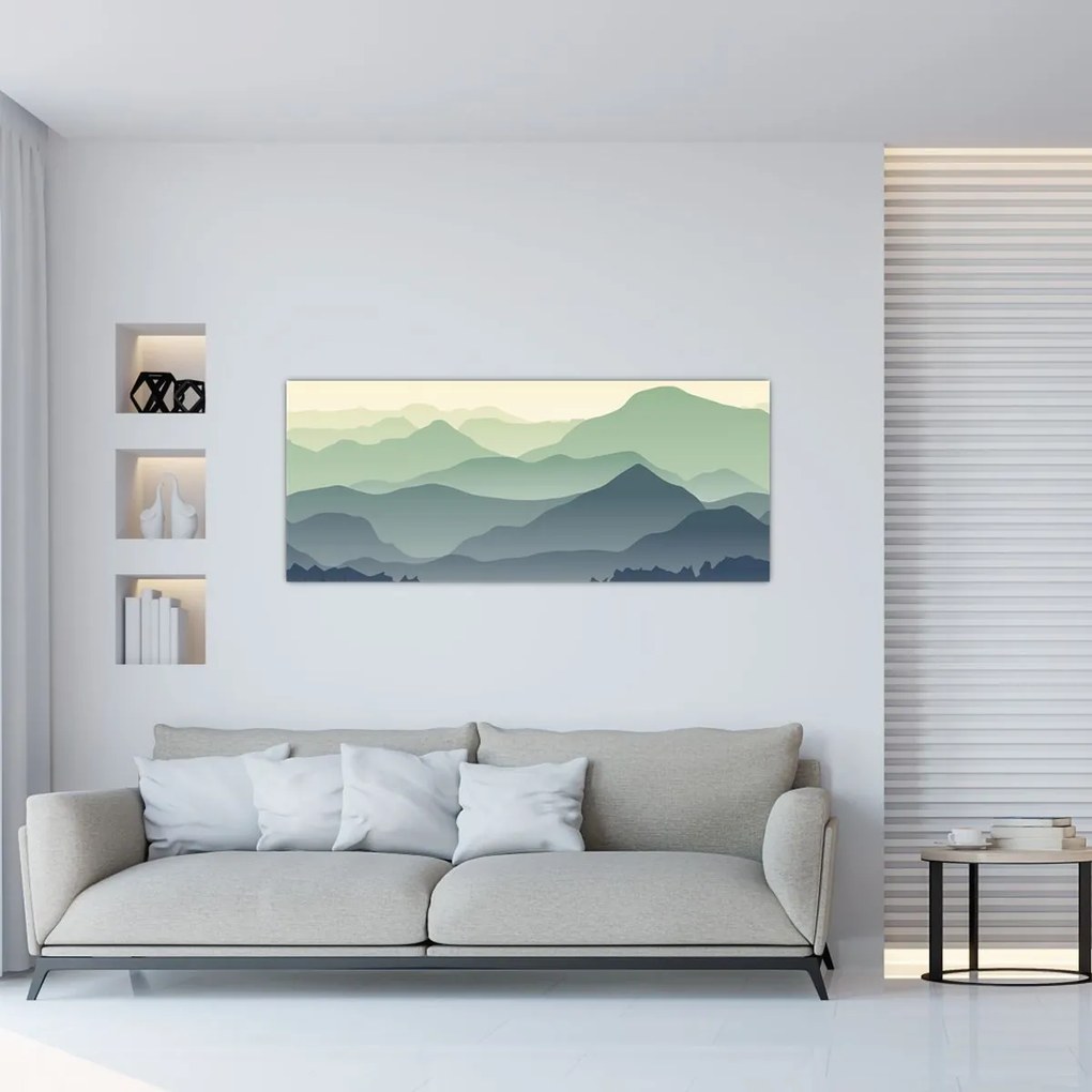 Kép - Forest Mountain (120x50 cm)