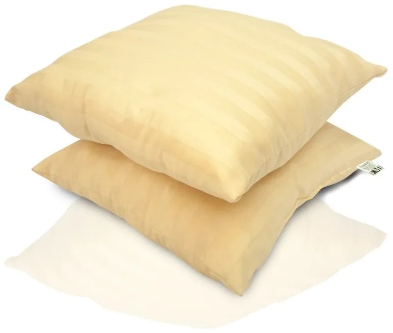 EMI barackszínű damaszt díszpárna, Párna 40x40 cm