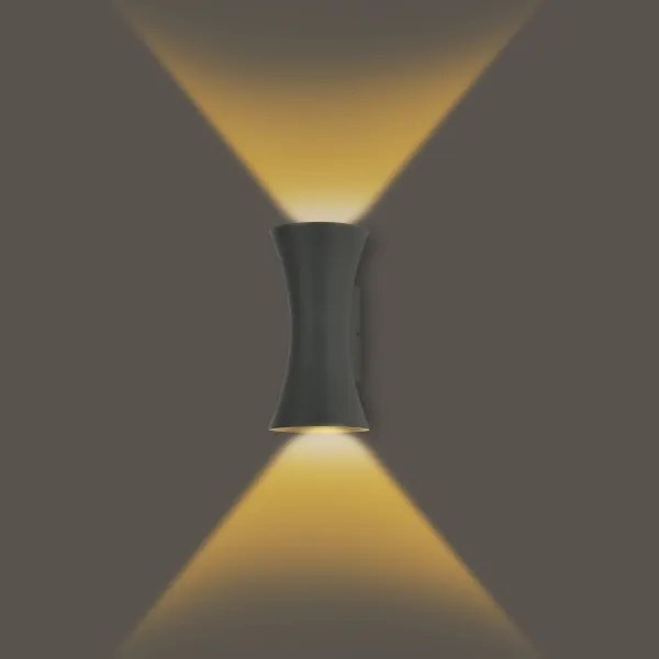 Brilagi - LED kültéri fali lámpa BICON LED/10W/230V antracit IP44