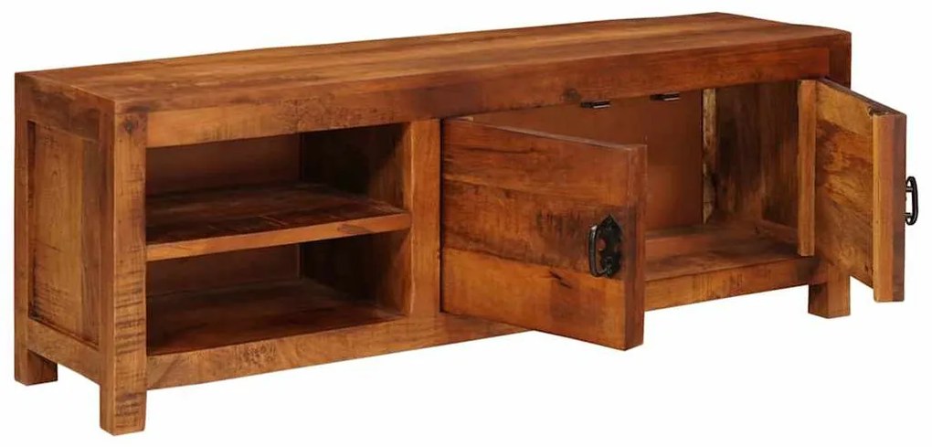 TV szekrény Barna 110 x 30 x 40 cm tömör mangófa